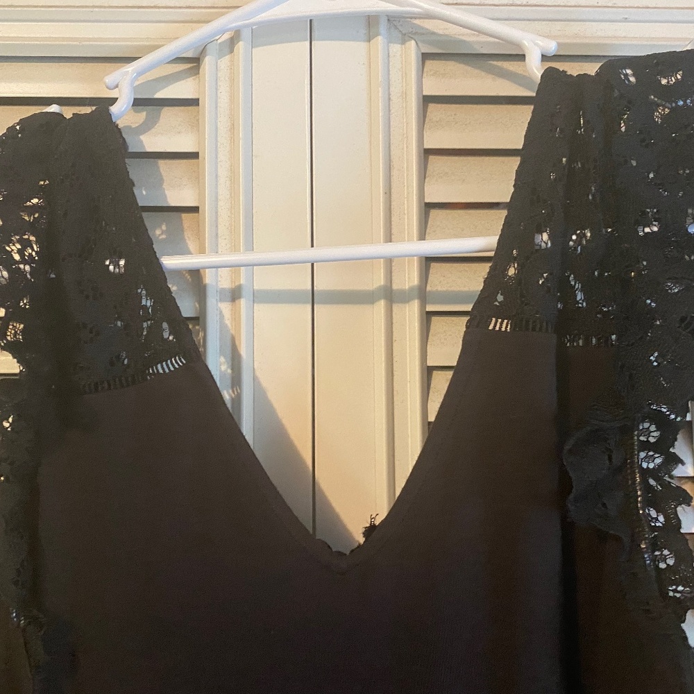 Laced maxi dress